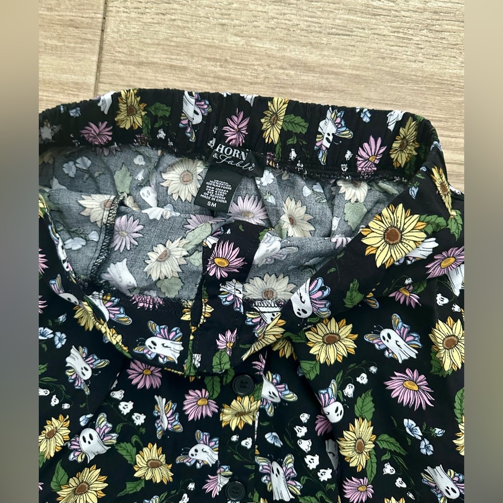 Thorn & Fable Ghost Butterflies & Flowers Maxi Skirt - Picture 4 of 5